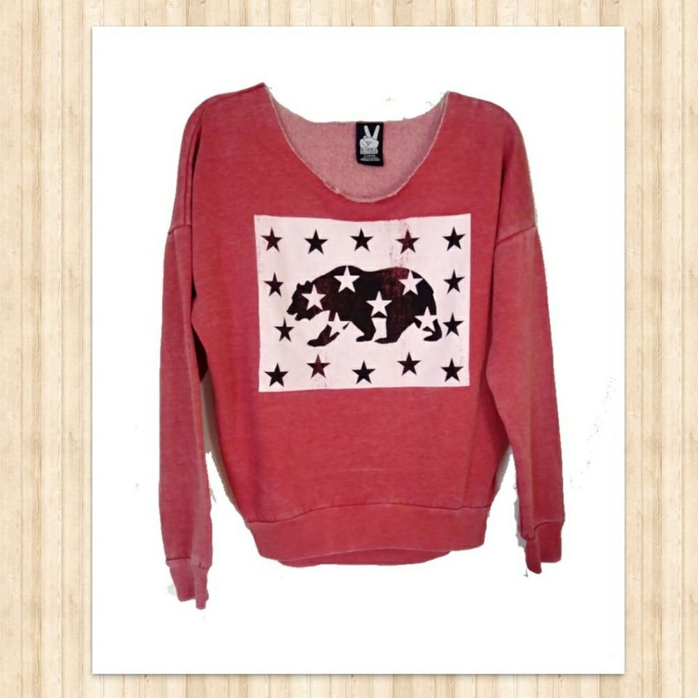 🇺🇲New!🇺🇸 California Flag Sweatshirt Size Small